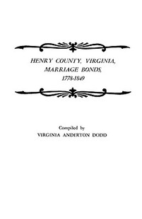 County Virginia Marriage 1778 Henry Bonds 1849 预售