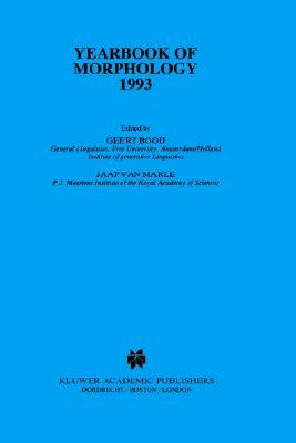 【预售】Yearbook of Morphology 1993: Theme: Prosodic