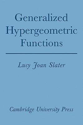 【预售】Generalized Hypergeometric Functions