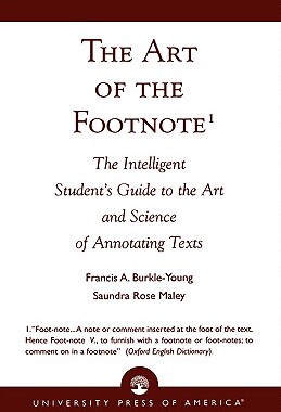 【预售】The Art of the Footnote: The Intelligent Student's
