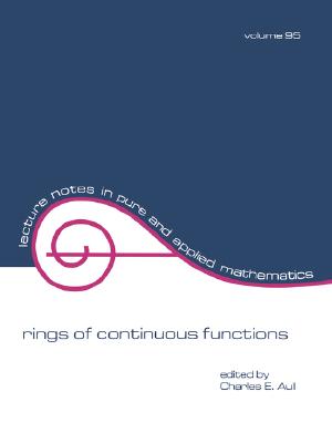 【预售】Rings of Continuous Functions