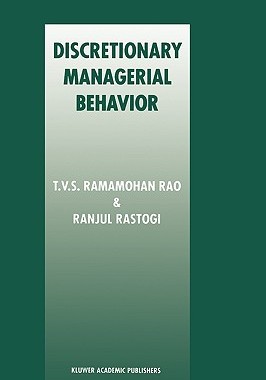 【预售】Discretionary Managerial Behavior