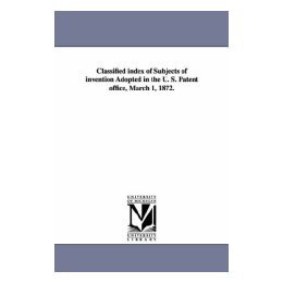 【预售】Classified Index of Subjects of Invention Adopted in