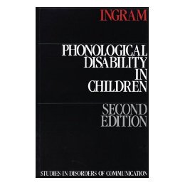 【预售】Phonological Disability In Children 2E