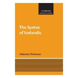 【预售】The Syntax of Icelandic