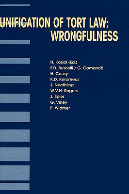 【预售】Unification of Tort Law: Wrongfulness