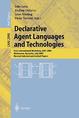 【预售】Declarative Agent Languages and Technologies: First