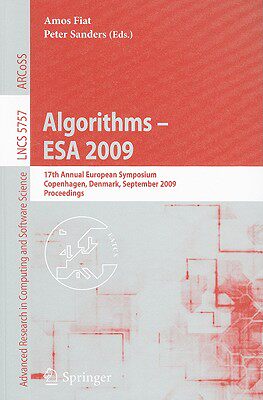 【预售】Algorithms - ESA 2009: 17th Annual European