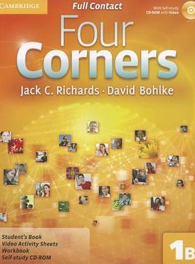 【预售】Four Corners Level 1 Full Contact B with Self-Study