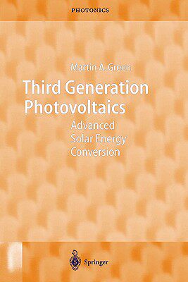 【预售】Third Generation Photovoltaics: Advanced Solar
