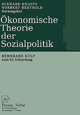 【预售】Okonomische Theorie Der Sozialpolitik: Bernhard Kulp