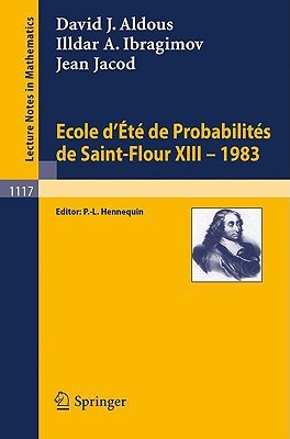 【预售】Ecole D'Ete de Probabilites de Saint-Flour XIII