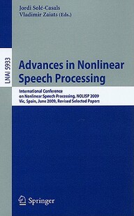 Speech Processing Nonlinear 预售 Advances