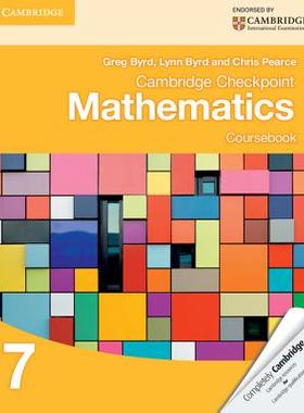 【预售】Cambridge Checkpoint Mathematics Coursebook 7
