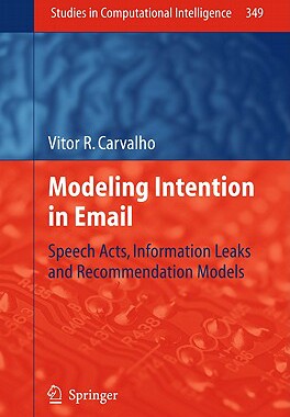 【预售】Modeling Intention in Email: Speech Acts