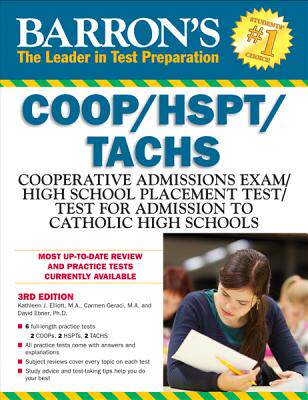 【预售】Barron's COOP/HSPT/Tachs, 3rd Edition