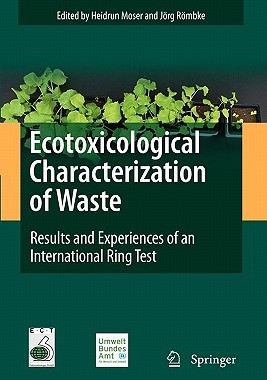 【预售】Ecotoxicological Characterization of Waste: Results