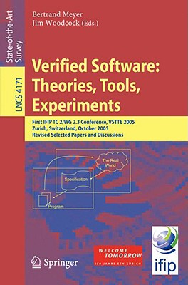 【预售】Verified Software: Theories, Tools, Experiments: