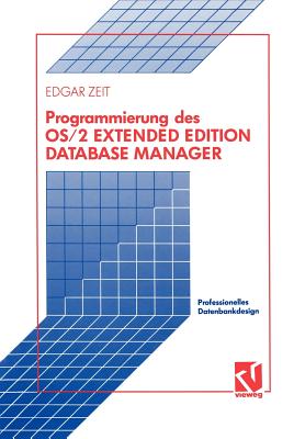 【预售】Programmierung Des OS/2 Extended Edition Database