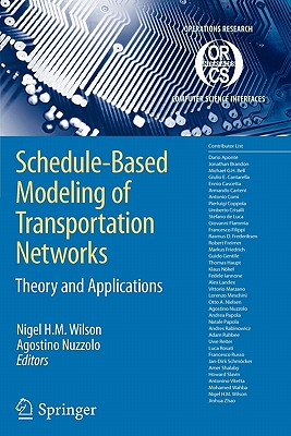 【预售】Schedule-Based Modeling of Transportation Networks: