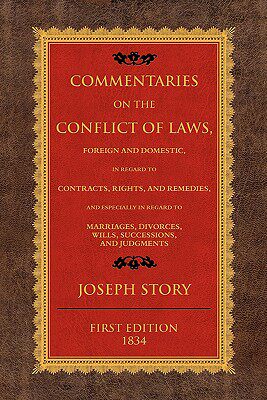 【预售】Commentaries of the Conflict of Laws