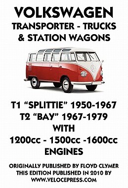 【预售】Volkswagen Transporter 1950 - 1979 1200cc - 1600cc