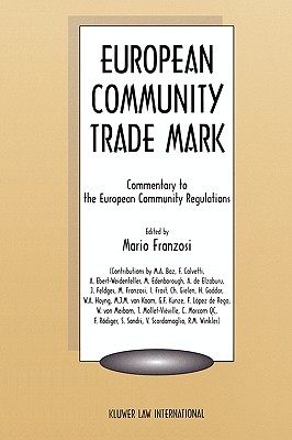 【预售】european community trademark, commentary to the