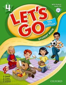 【预售】Let's Go 4 Student Book with Audio CD: Language