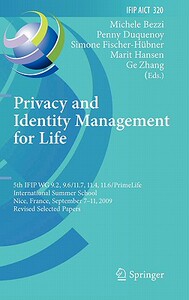 【预售】Privacy and Identity Management for Life: 5th Ifip