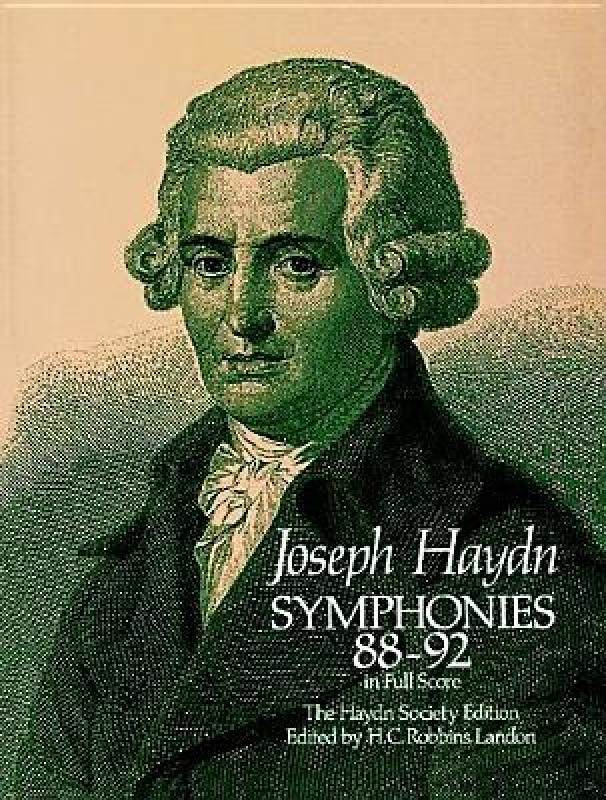 【预售】symphonies 88-92 in full score: the haydn society