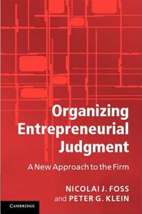 【预售】Organizing Entrepreneurial Judgment: A New Approach