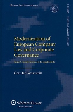 【预售】Modernization of European Company Law and Corporate