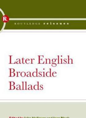【预售】Later English Broadside Ballads: Volume 2
