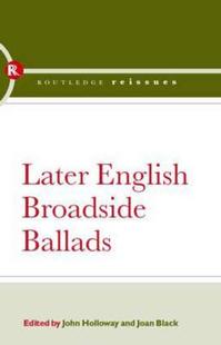 English Later Broadside Ballads Volume 预售