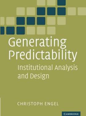 【预售】Generating Predictability: Institutional Analysis
