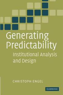 【预售】Generating Predictability: Institutional Analysis