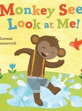 【预售】Monkey See, Look at Me!