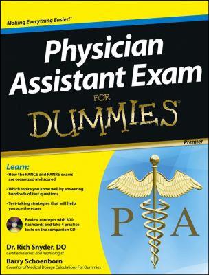 【预售】Physician Assistant Exam for Dummies [With CDROM]