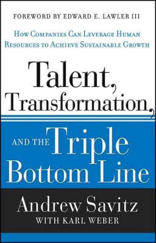 【预售】Talent, Transformation, and the Triple Bottom Line: