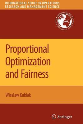 【预售】Proportional Optimization and Fairness