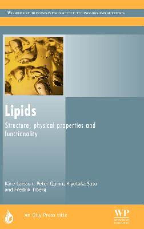 【预售】Lipids: Structure, Physical Properties and