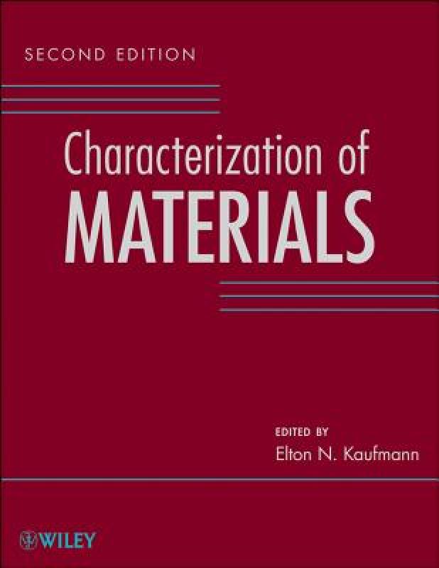 【预售】Characterization of Materials, 3 Volume Set