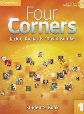 【预售】Four Corners Student's Book 1 [With CDROM]