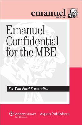 【预售】Emanuel Confidential for the MBE