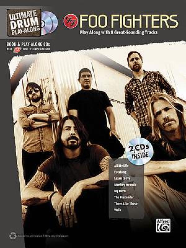 【预售】Foo Fighters: Ultimate Drum Play-Along Book/2-CD