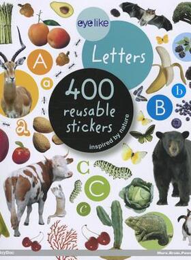【预售】Eyelike Letters: 400 Reusable Stickers Inspired by