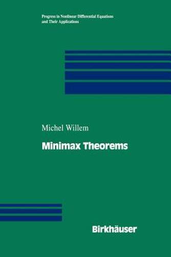 【预售】Minimax Theorems - 封面