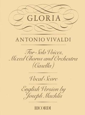 【预售】Gloria Rv589: Vocal Score