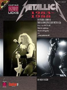 Legendary Metallica Licks 1983 With 1988 预售