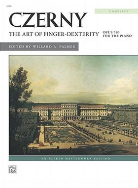 【预订】The Art of Finger-Dexterity, Opus 740 for the Piano